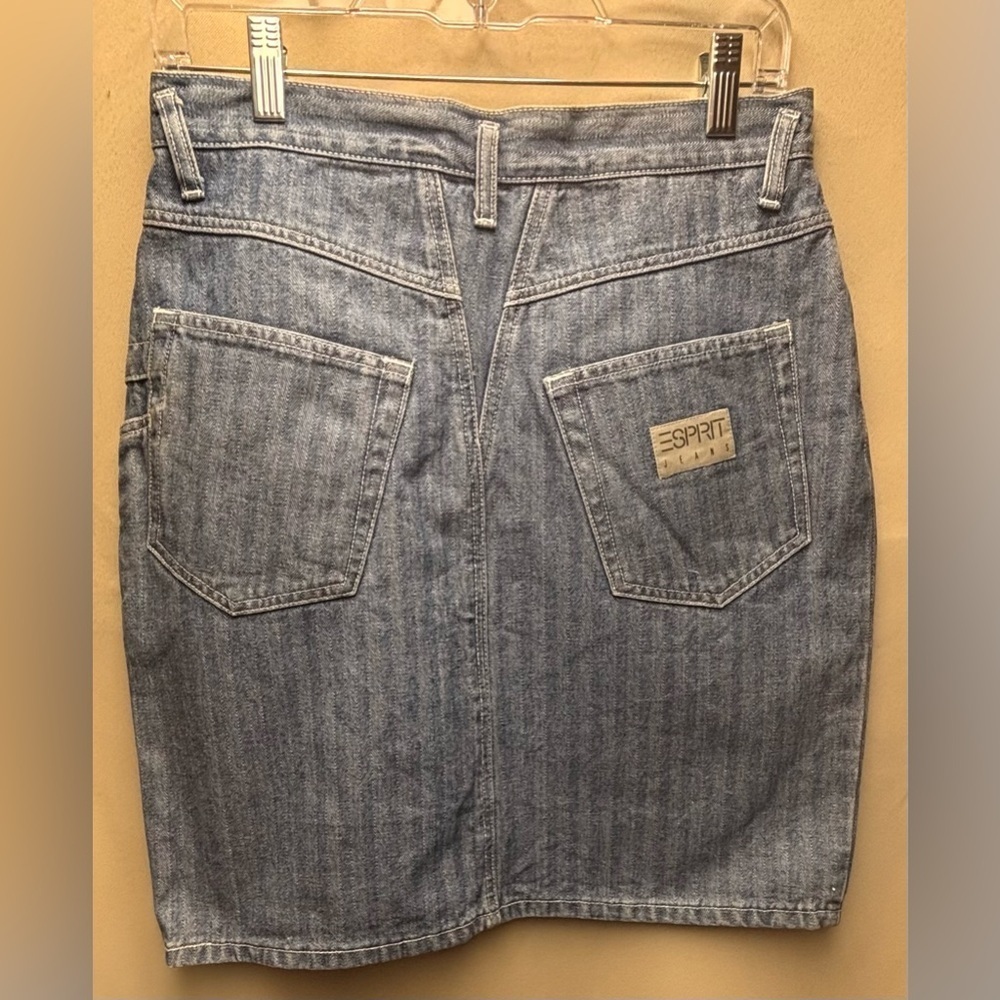 Espirit Women's Vintage HNRY Denim Skirt Size 29 - Picture 6 of 14